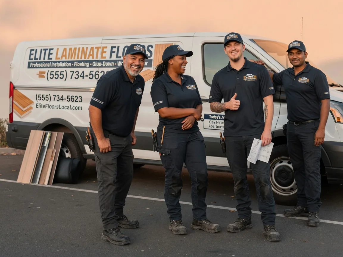 Laminate flooring installation company in Waukau, WI